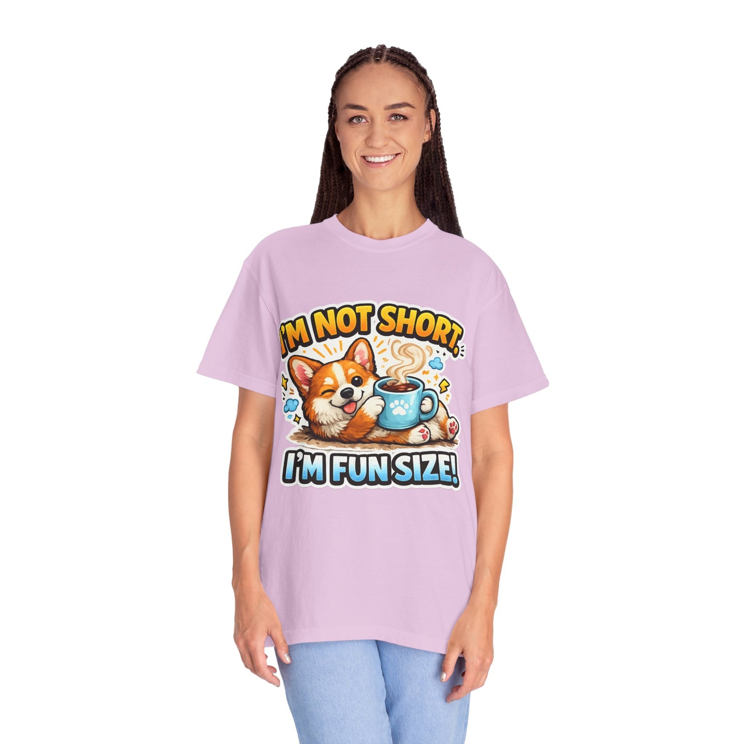Corgi "I'm Not Short, I'm Fun Size" T-Shirt