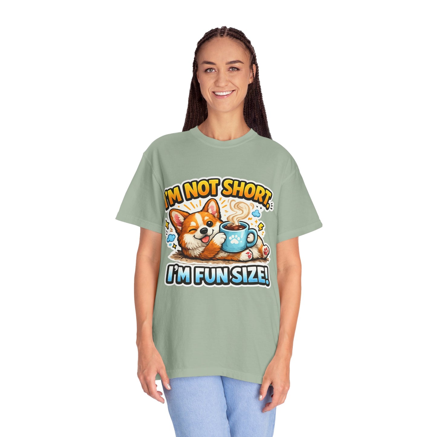 Corgi "I'm Not Short, I'm Fun Size" T-Shirt
