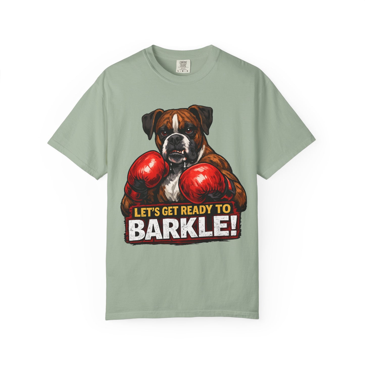 Boxer Dog Boxing T‑Shirt — "Let’s Get Ready to Barkle!" Funny Dog Lover Tee