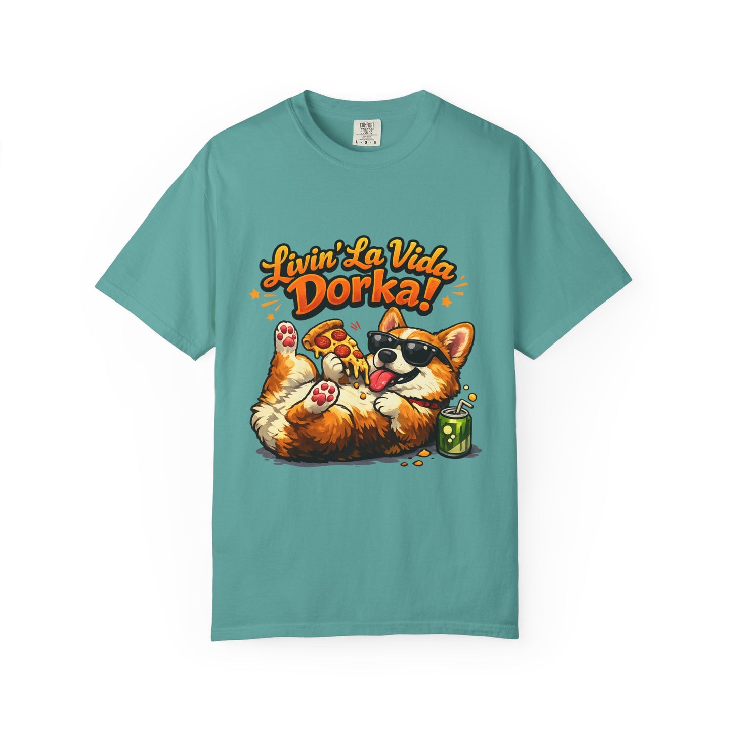 Livin' La Vida Dorka! Corgi Graphic T-Shirt