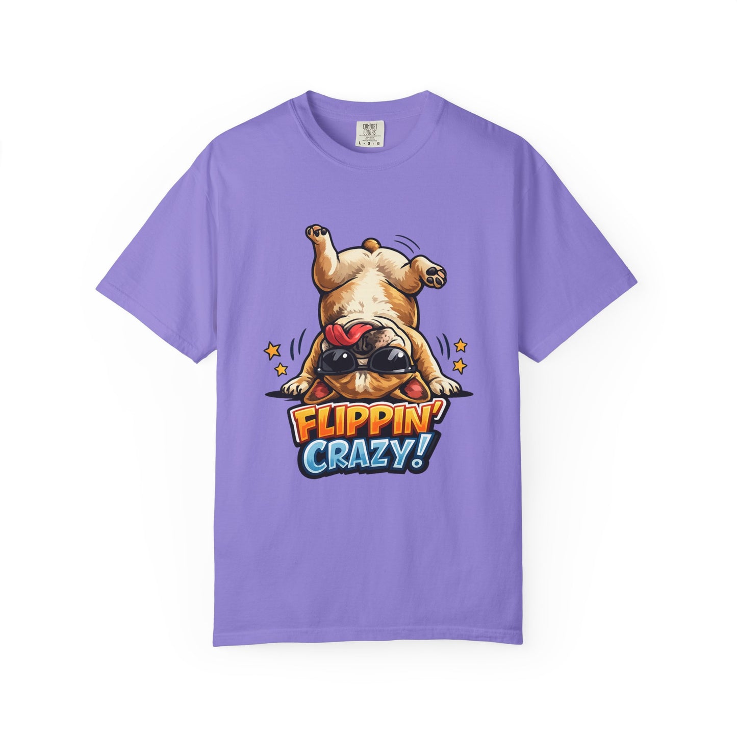 Flippin' Crazy! French Bulldog T‑Shirt