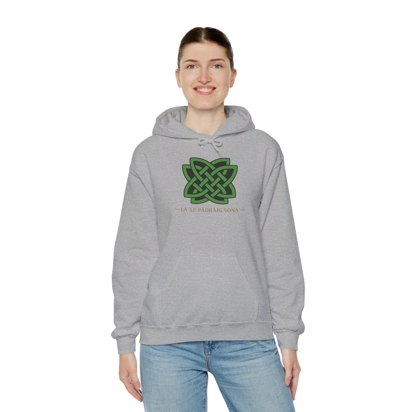 St. Patrick's Celtic Knot Hoodie – Lá Fhéile Pádraig Sona Irish Pride Sweatshirt