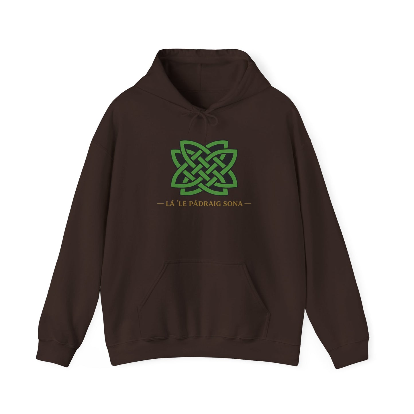 St. Patrick's Celtic Knot Hoodie – Lá Fhéile Pádraig Sona Irish Pride Sweatshirt