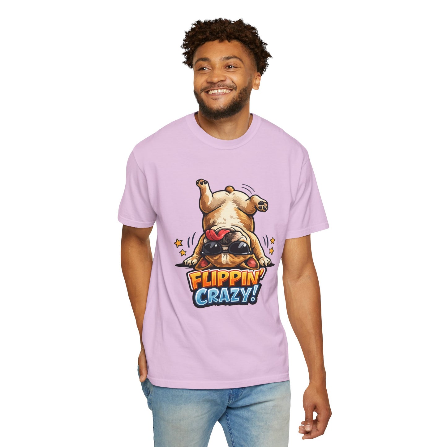 Flippin' Crazy! French Bulldog T‑Shirt