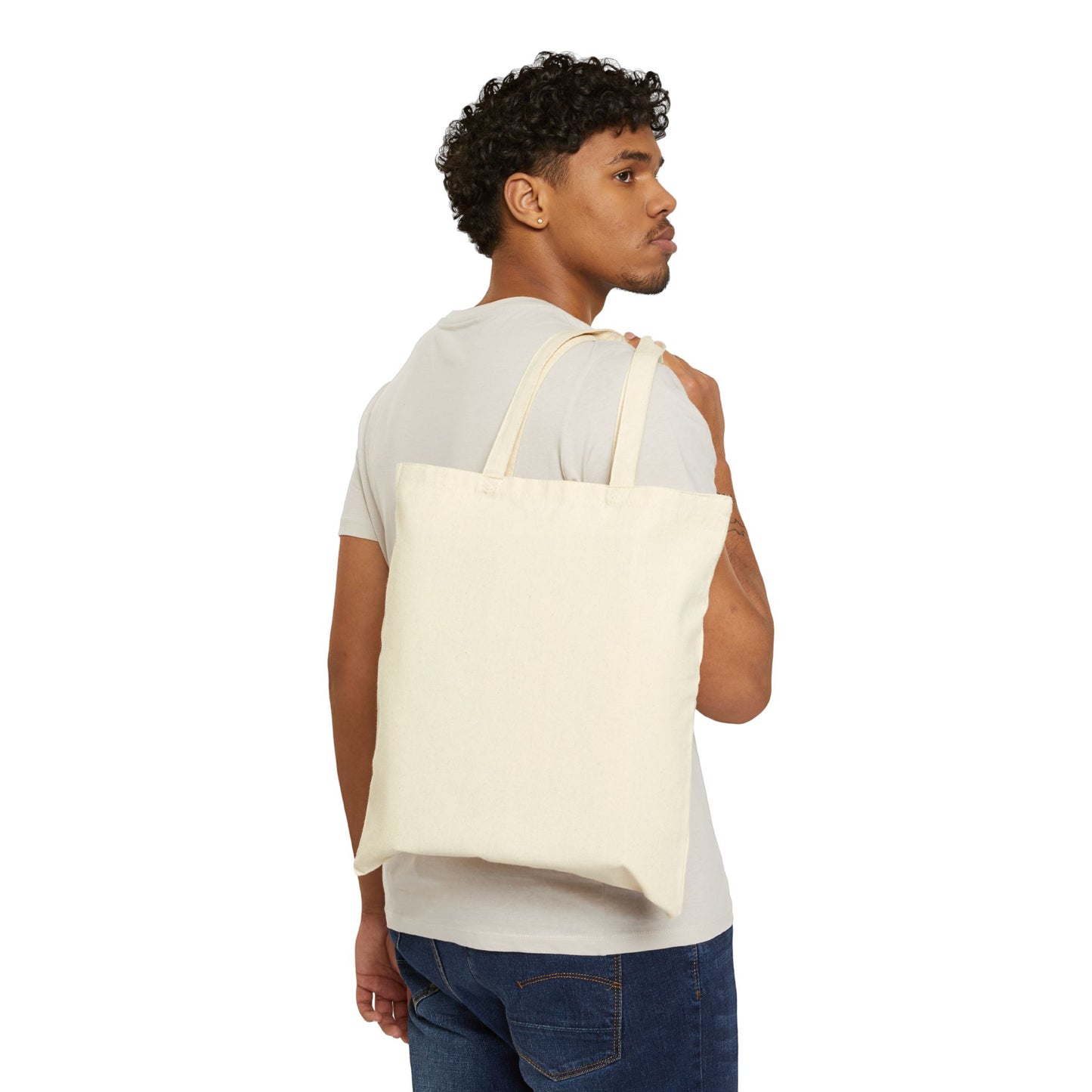 Happy Easter Lions, Tigers, Bears Cotton Canvas Tote Bag