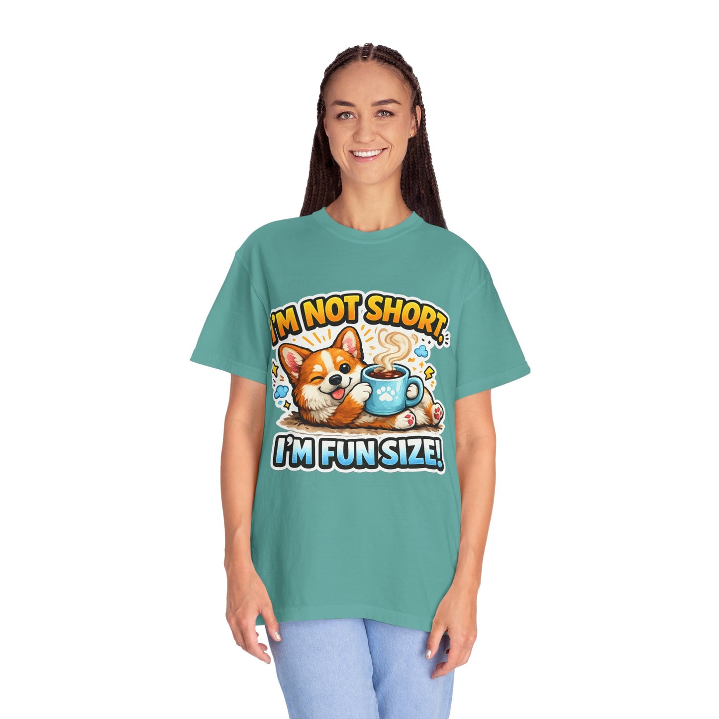 Corgi "I'm Not Short, I'm Fun Size" T-Shirt