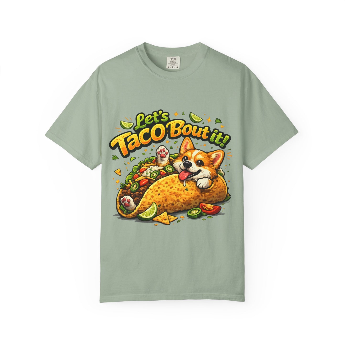 Let's Taco 'Bout It Corgi Taco T-Shirt