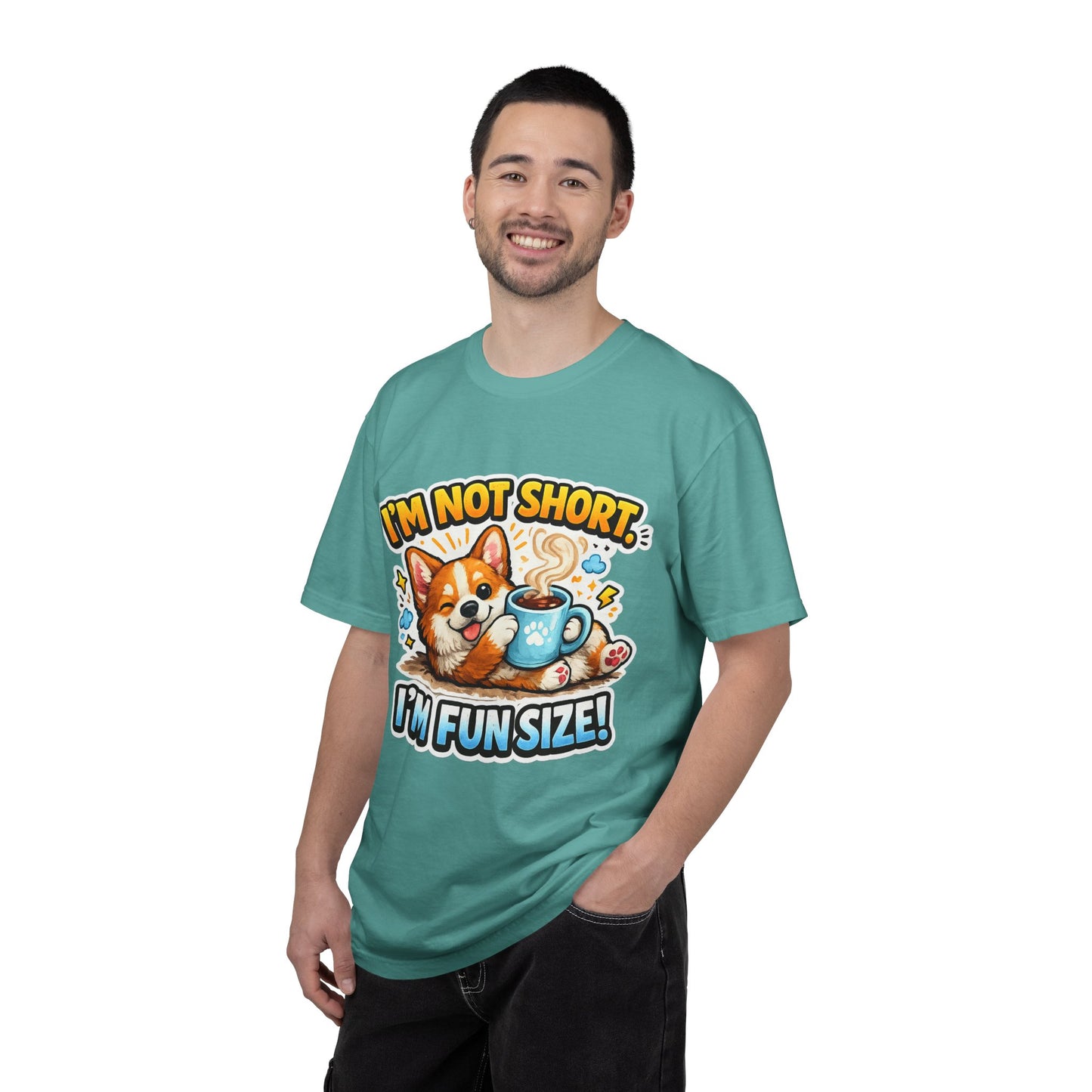 Corgi "I'm Not Short, I'm Fun Size" T-Shirt
