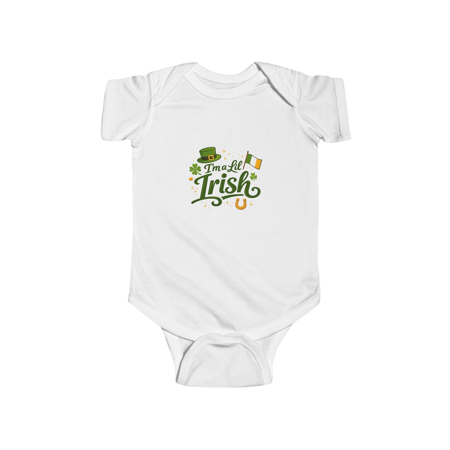 "I'm a Little Irish" St. Patrick's Day Baby Onesie