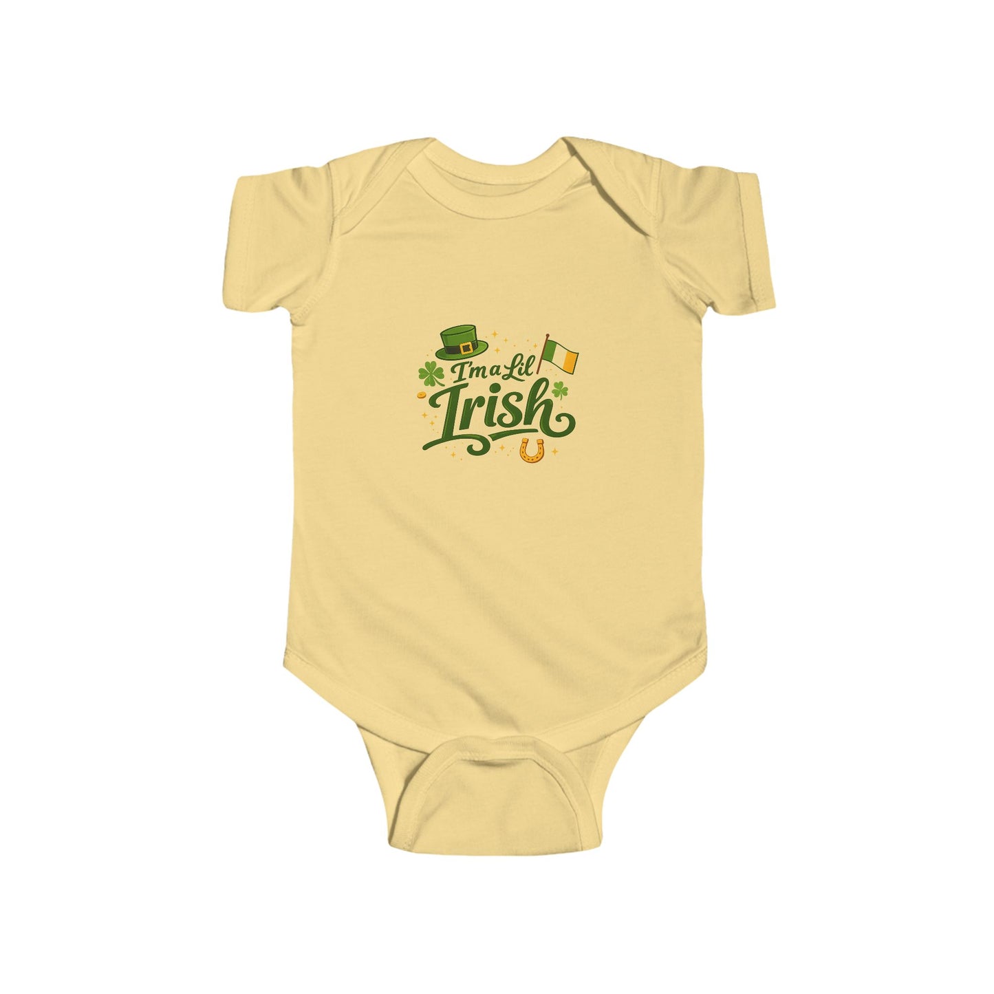 "I'm a Little Irish" St. Patrick's Day Baby Onesie