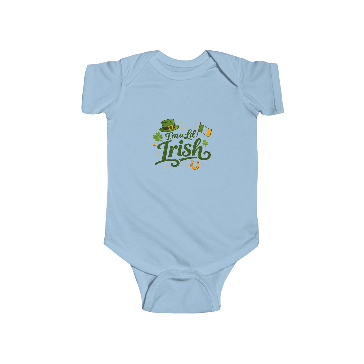 "I'm a Little Irish" St. Patrick's Day Baby Onesie