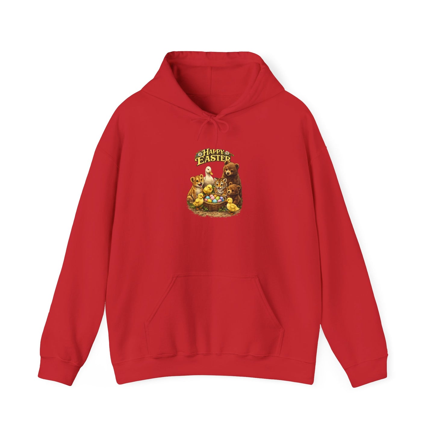 Happy Easter Lions, Tigers, Bears Unisex Heavy Blend™ Hooded Sweatshirt