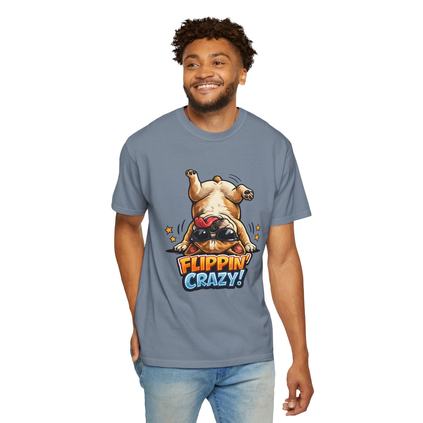 Flippin' Crazy! French Bulldog T‑Shirt