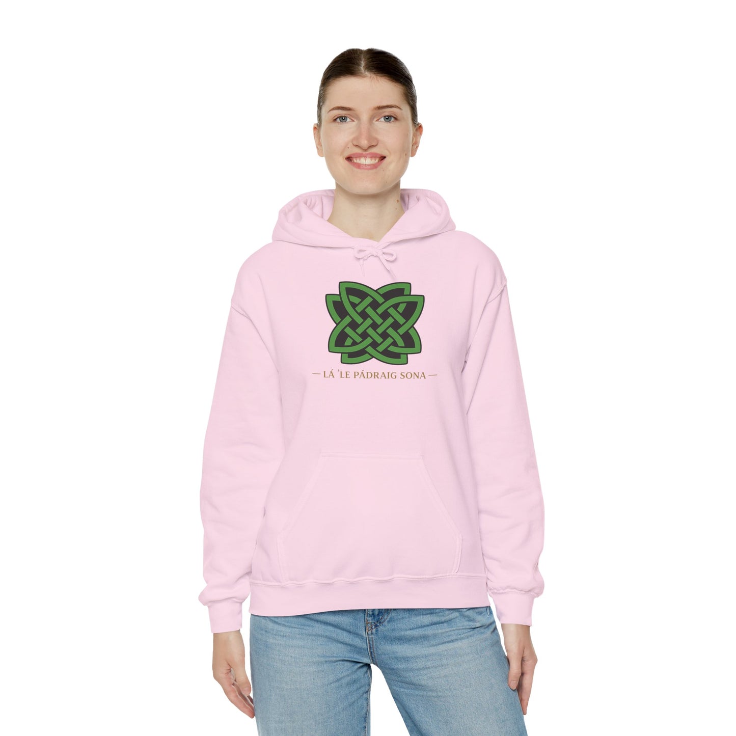 St. Patrick's Celtic Knot Hoodie – Lá Fhéile Pádraig Sona Irish Pride Sweatshirt