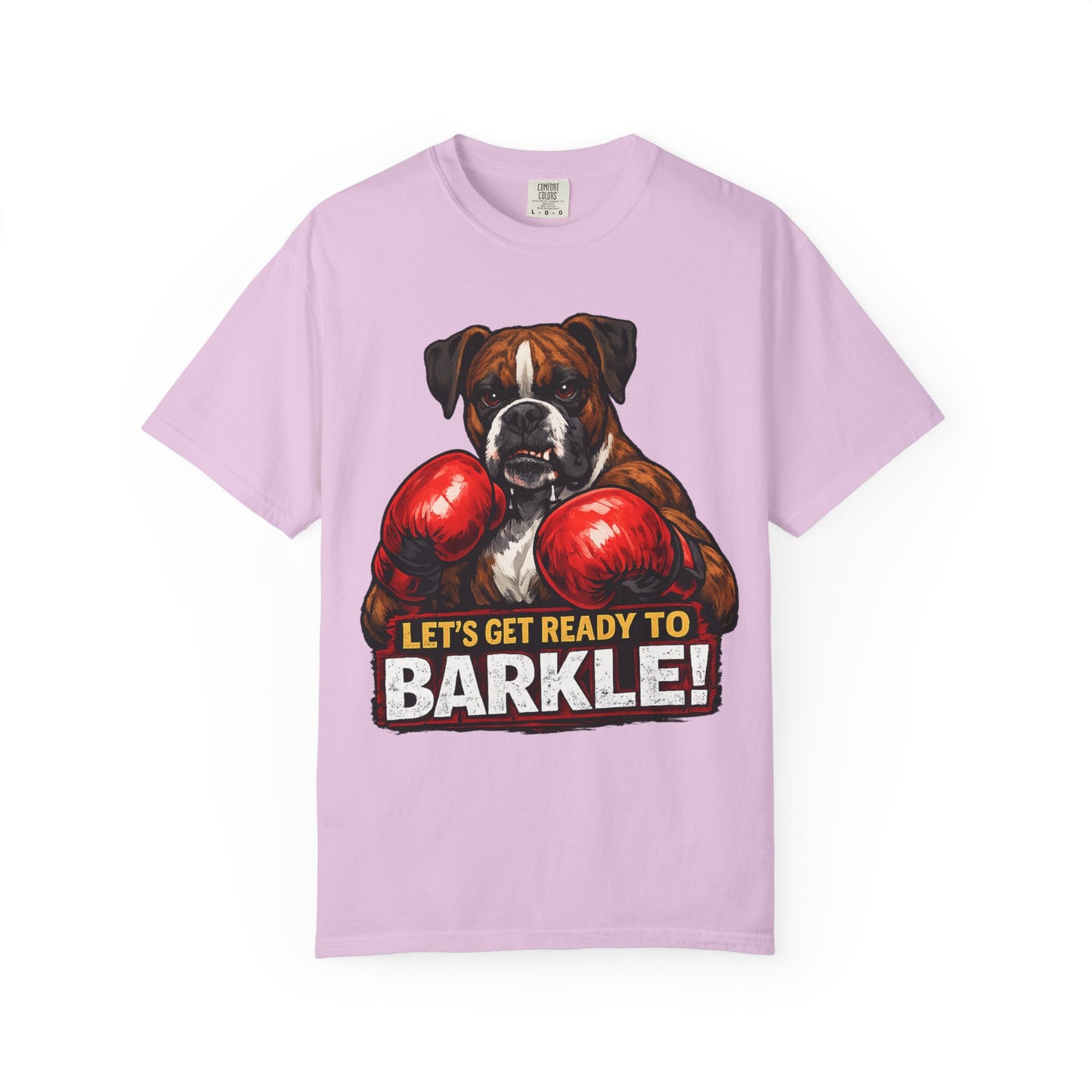 Boxer Dog Boxing T‑Shirt — "Let’s Get Ready to Barkle!" Funny Dog Lover Tee