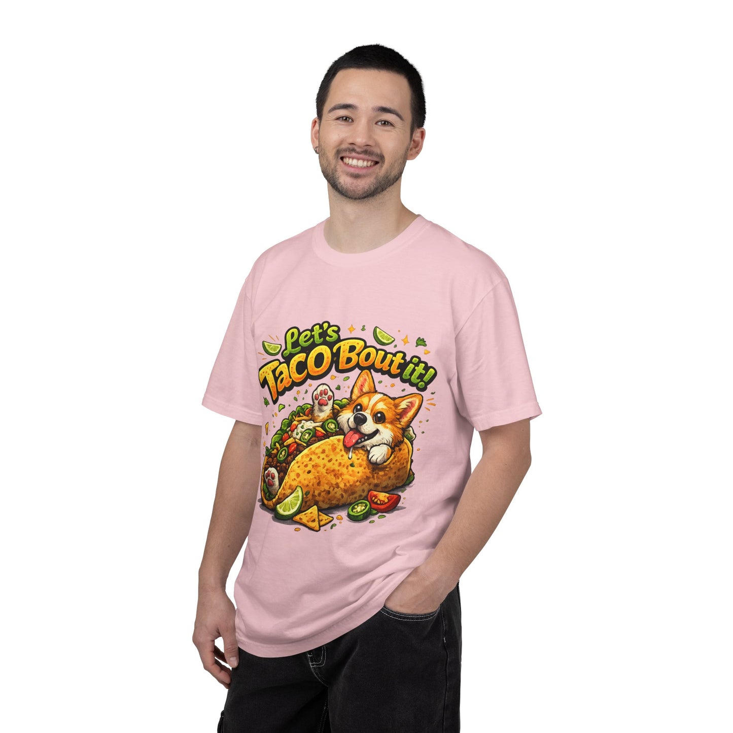 Let's Taco 'Bout It Corgi Taco T-Shirt