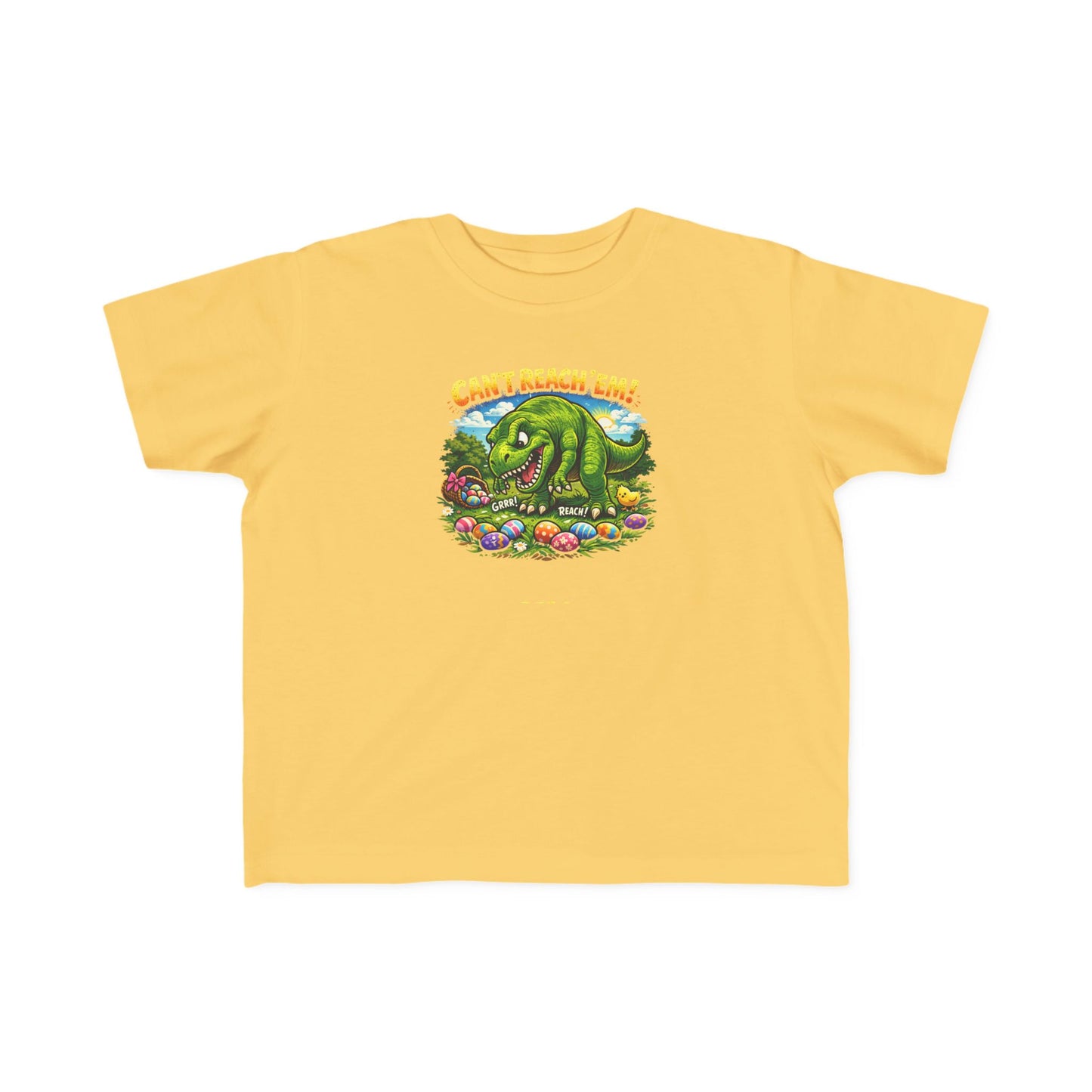 Toddler T-Shirt — T-REX "Can't Reach Me" Graphic