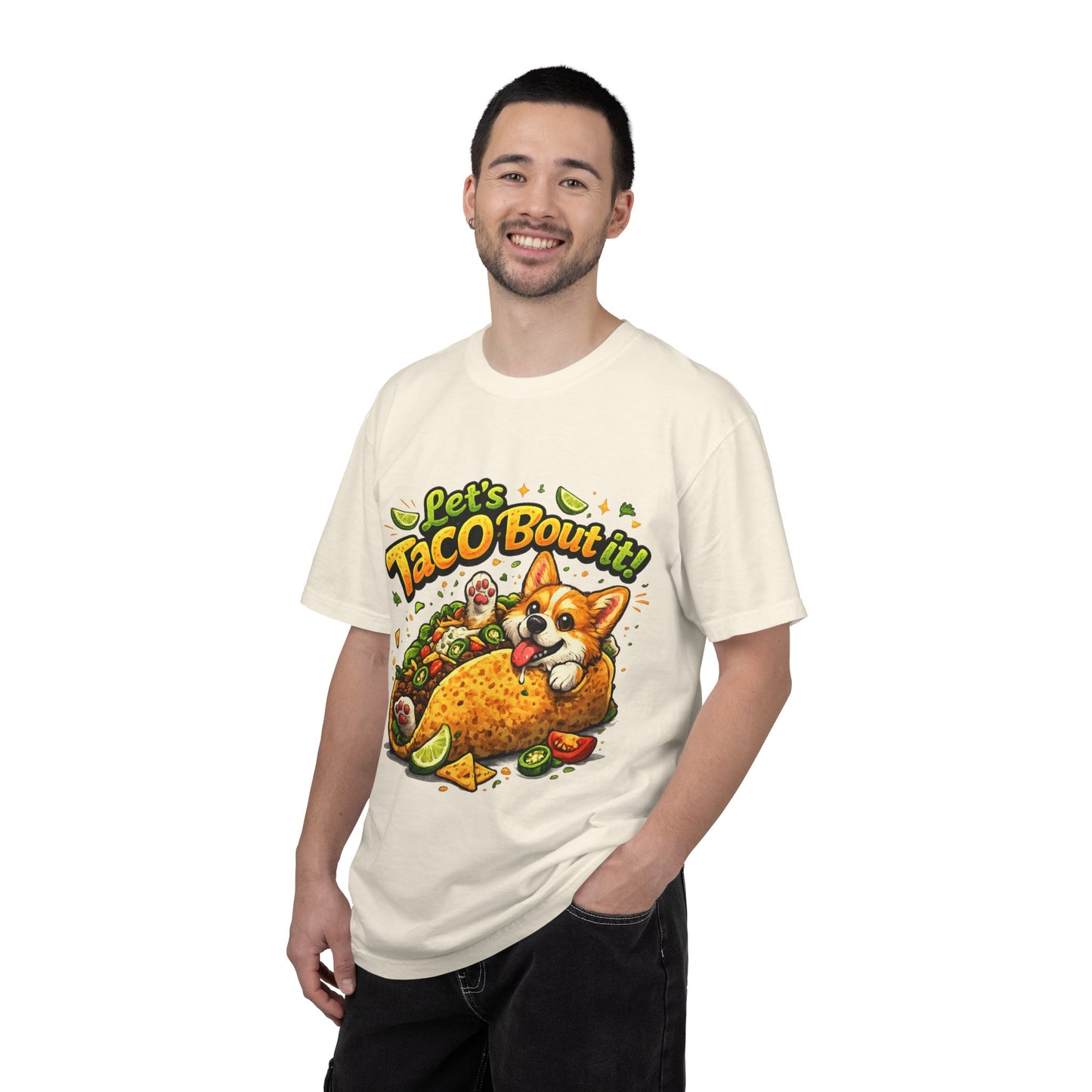 Let's Taco 'Bout It Corgi Taco T-Shirt